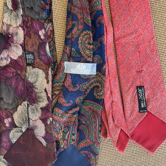 Vintage Print Ties Bundle Set of 3 - Picture 3 of 3